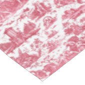  Frans Chariot Dawn Toile de Jouy-Red Tafelkleed (Gekanteld)