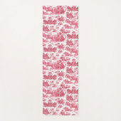  Frans Chariot Dawn Toile de Jouy-Red Yogamat (Voorkant)