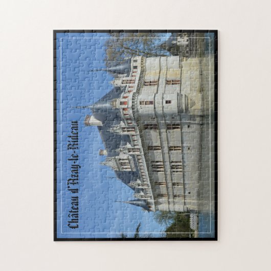 Frans Chateau - Château d'Azay-le-Rideau Legpuzzel (Verticaal)