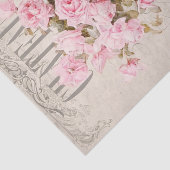  Frans Chateau Grand Hotel Pink Florals Tissuepapier (Detail)