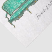  Frans Chateau Mint Doll House ontkoppeling Tissuepapier (Detail)