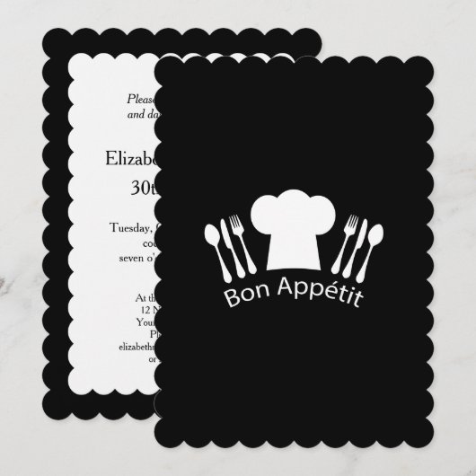 Frans Chef Pet Gourmet Cook Kaart (Voorkant / Achterkant)