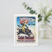  Frans-Chéret Paris hippodrome ad Briefkaart (Staand voorkant)