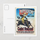  Frans-Chéret Paris hippodrome ad Briefkaart (Voorkant / Achterkant)