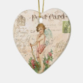  Frans Cherub Valentijn hart ornament (Links)