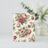 Frans  Chic Briefkaart (Staand voorkant)