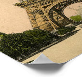  Frans Chic Eiffel Tower Paris Briefkaart Poster (Hoek)