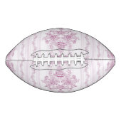 Frans chic, roze, toile, floral, patroon, Victoria American Football (Voorkant)