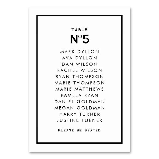 Frans chique monochroom minimale bruiloft kaart (Voorkant)