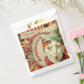  Frans Circus Clown Popcorn Bag Bedankzakje (Gezegeld)