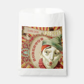  Frans Circus Clown Popcorn Bag Bedankzakje (Voorkant)