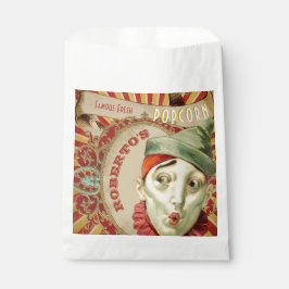  Frans Circus Clown Popcorn Bag Bedankzakje