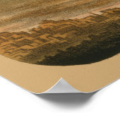 Frans circus Poster van twee artiesten in luchtsch (Hoek)