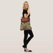 Frans circus Poster van twee artiesten in luchtsch Tote Bag (Op model)
