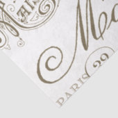 Frans City Names Paris Tissue Paper Tissuepapier (Detail)