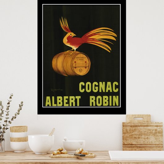 Frans Cognac Vintage Poster (Keuken)