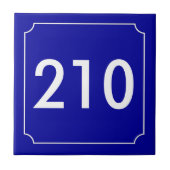 Frans Compartimentnummer Tegeltje (Voorkant)