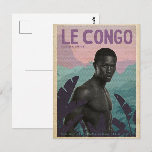  Frans Congo Briefkaart (Voorkant / Achterkant)