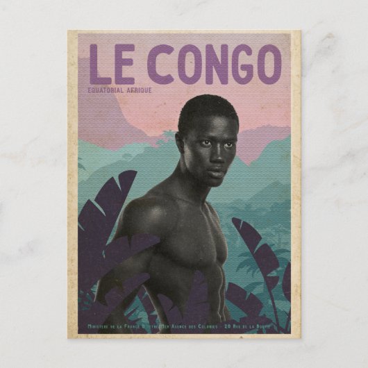 Frans Congo Briefkaart (Voorkant)