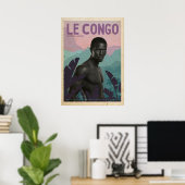  Frans Congo Poster (Thuiskantoor)