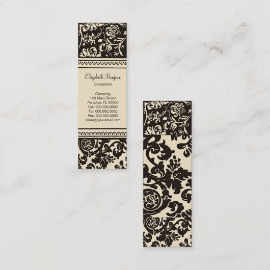 Frans Creme ~ Slim Visitekaartje (Voorkant / Achterkant)