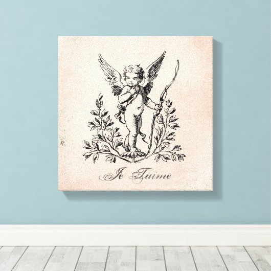 Frans Cupid stretched canvas (Insitu (Houten vloer))