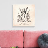  Frans Cupid stretched canvas Afdruk (Insitu (Woonkamer))