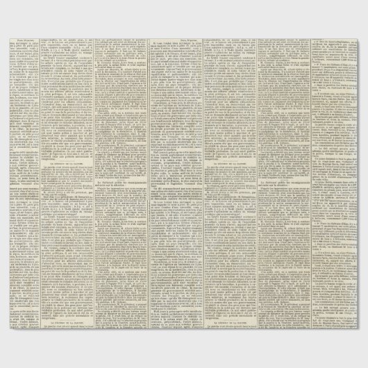  Frans dagblad met rappelpapier Cadeaupapier (Vlak)