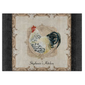  Frans Damask Rooster Kitchen Home Decor Snijplank (Voorkant)