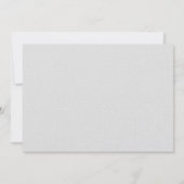 Frans Deco Lijst Posh Wedding Uitnodiging (Achterkant)