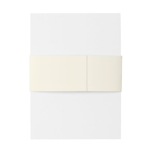 Frans Deco Roos bruiloft buik band Uitnodigingen Wikkel (Achterkant Voorbeeld)