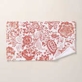 Frans Decor Red Toile Bad Handdoek (Handdoek)