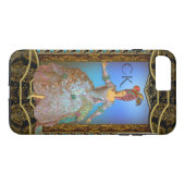 Frans Delight Chic Baroque Monogram Plus Case-Mate iPhone Case (Achterkant (Horizontaal))