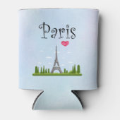 Frans design - Eiffeltoren in Parijs Blikjeskoeler (Voorkant)