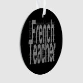 Frans docent-extraordinaire ornament (voorkant)