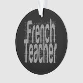 Frans docent-extraordinaire ornament (voorkant)