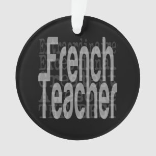 Frans docent-extraordinaire ornament