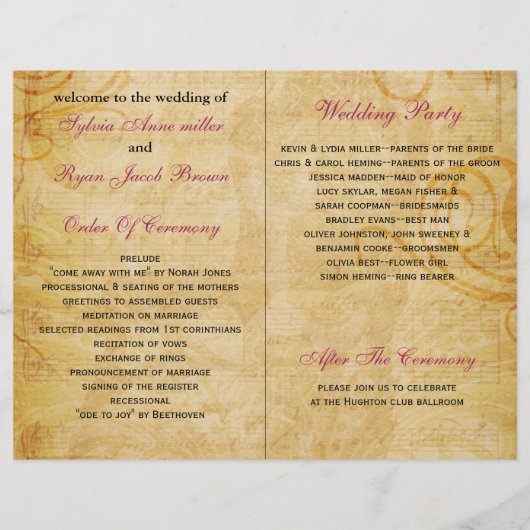 Frans Eiffel tower roze vouwweddenschap (Achterkant)