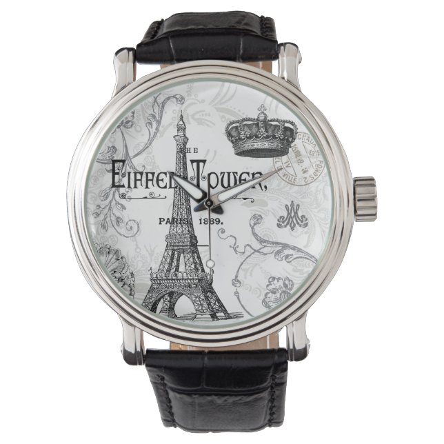 Frans Eiffeltoren horloge (Voorkant)