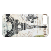 Frans Eiffeltoren iPhone 7 hoesje (Achterkant (Horizontaal))