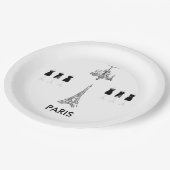 Frans Eiffeltoren Parijs Thema Party Paper Borden Papieren Bordje (Gekanteld)