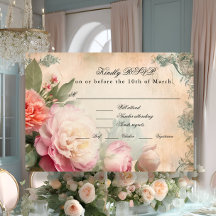  Frans Elegant Bloemen Junk Journal Bruiloft