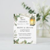 Frans Elegant Bloemenblauw  Junk Journal Aankondigingskaart (Staand voorkant)