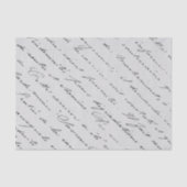  Frans Elegant Script Tissue Paper Tissuepapier (Voorkant)
