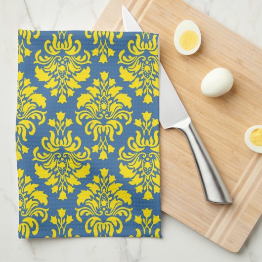 Frans Empire Damask Pattern #1 Theedoek (Quarter Fold)