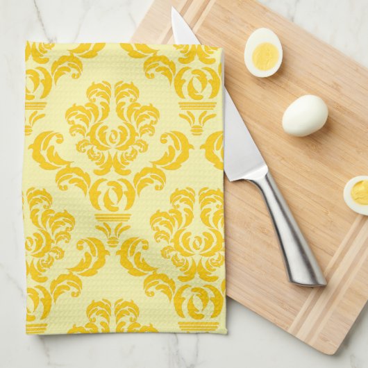 Frans Empire Damask Pattern #3 Theedoek (Quarter Fold)