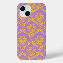 Frans Empire Damask Pattern #4 iPhone 15 Case