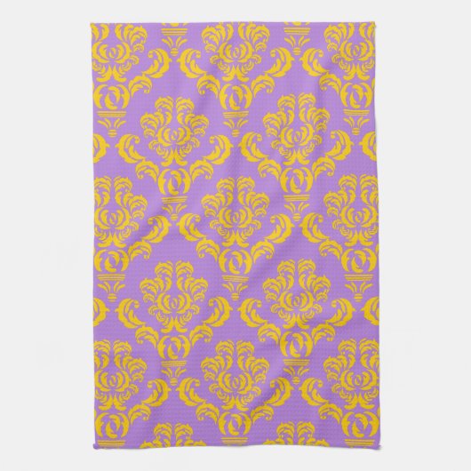 Frans Empire Damask Pattern #4 Theedoek (Verticaal)