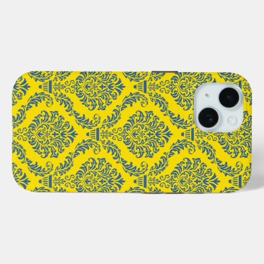 Frans Empire Damask Pattern #5 Case-Mate iPhone Case (Achterkant (horizontaal))
