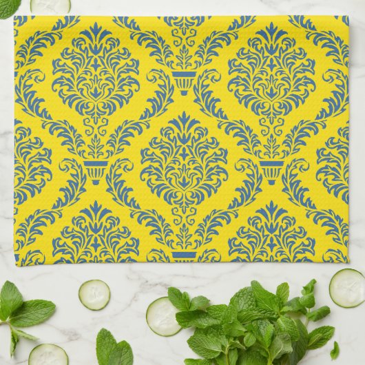 Frans Empire Damask Pattern #5 Theedoek (Gevouwen)